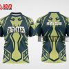 Mẫu áo võ thuật MMA Hà Nội màu xanh két thiết kế MA1