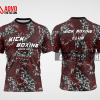 Mẫu áo võ thuật Kick Boxing Hà Nội màu đỏ KBX1