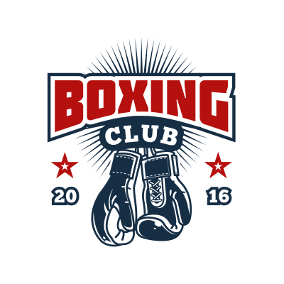 Mẫu logo câu lạc bộ Võ thuật Boxing Quyền Anh đẹp 1-01