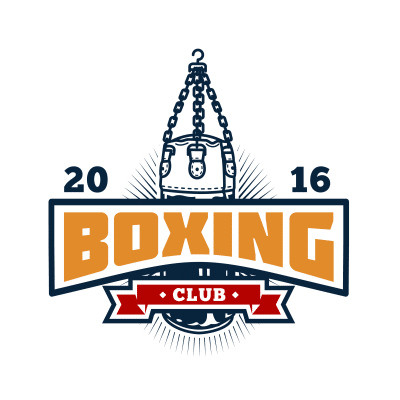 Mẫu logo câu lạc bộ Võ thuật Boxing Quyền Anh đẹp 1-02