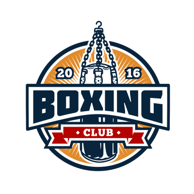Mẫu logo câu lạc bộ Võ thuật Boxing Quyền Anh đẹp 1-07