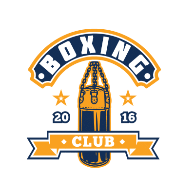 Mẫu logo câu lạc bộ Võ thuật Boxing Quyền Anh đẹp 1-21