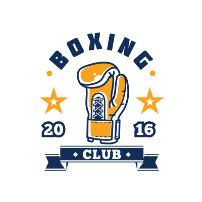 Mẫu logo câu lạc bộ Võ thuật Boxing Quyền Anh đẹp 1-24
