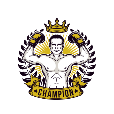 Mẫu logo câu lạc bộ Võ thuật Boxing Quyền Anh đẹp 1-39