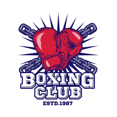 Mẫu logo câu lạc bộ Võ thuật Boxing Quyền Anh đẹp 1-43