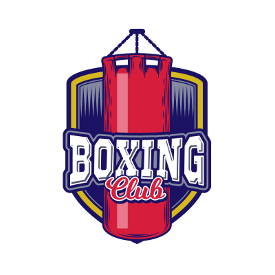 Mẫu logo câu lạc bộ Võ thuật Boxing Quyền Anh đẹp 2-02