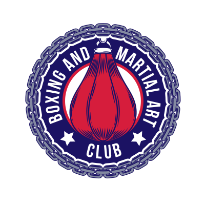 Mẫu logo câu lạc bộ Võ thuật Boxing Quyền Anh đẹp 2-03