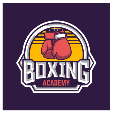 Mẫu logo câu lạc bộ Võ thuật Boxing Quyền Anh đẹp 2-07
