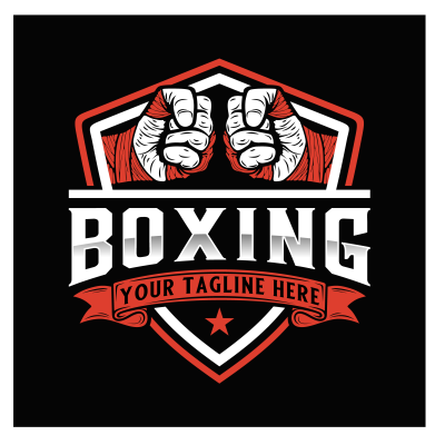 Mẫu logo câu lạc bộ Võ thuật Boxing Quyền Anh đẹp 2-08
