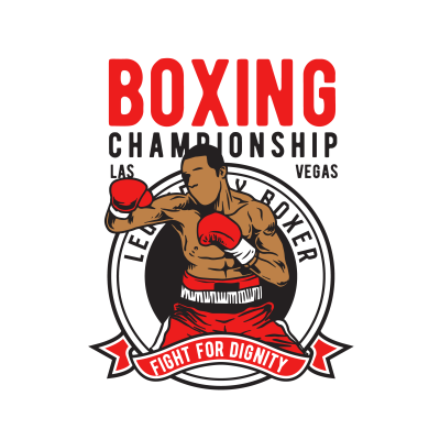 Mẫu logo câu lạc bộ Võ thuật Boxing Quyền Anh đẹp 2-14