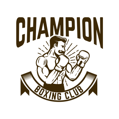 Mẫu logo câu lạc bộ Võ thuật Boxing Quyền Anh đẹp 2-22