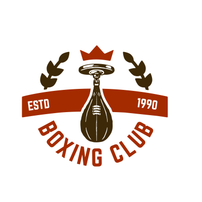 Mẫu logo câu lạc bộ Võ thuật Boxing Quyền Anh đẹp 2-23