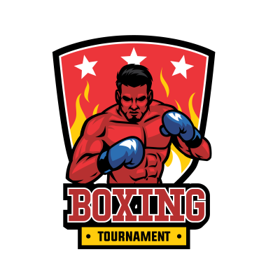 Mẫu logo câu lạc bộ Võ thuật Boxing Quyền Anh đẹp 2-33