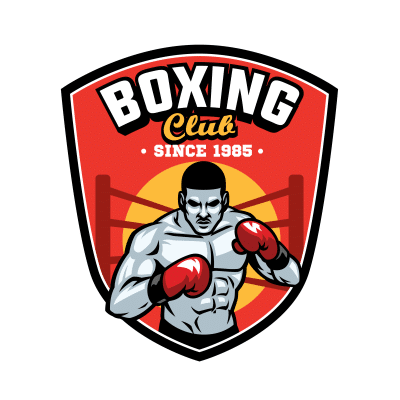 Mẫu logo câu lạc bộ Võ thuật Boxing Quyền Anh đẹp 2-36