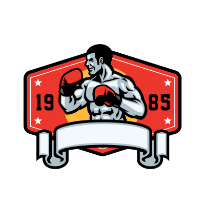 Mẫu logo câu lạc bộ Võ thuật Boxing Quyền Anh đẹp 2-37