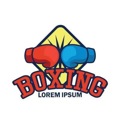 Mẫu logo câu lạc bộ Võ thuật Boxing Quyền Anh đẹp 2-40