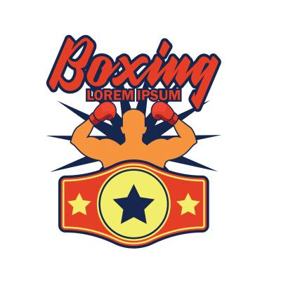 Mẫu logo câu lạc bộ Võ thuật Boxing Quyền Anh đẹp 2-41