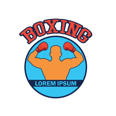 Mẫu logo câu lạc bộ Võ thuật Boxing Quyền Anh đẹp 2-42