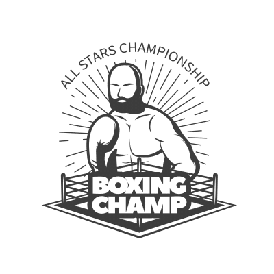 Mẫu logo câu lạc bộ Võ thuật Boxing Quyền Anh đẹp 3-01