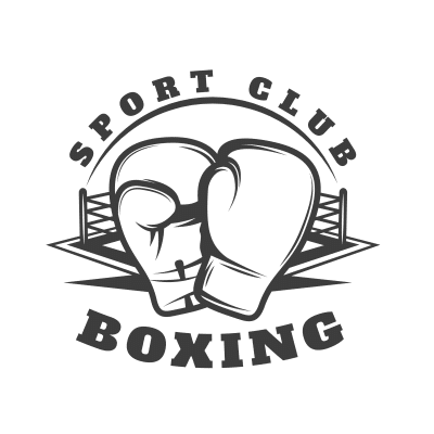 Mẫu logo câu lạc bộ Võ thuật Boxing Quyền Anh đẹp 3-02