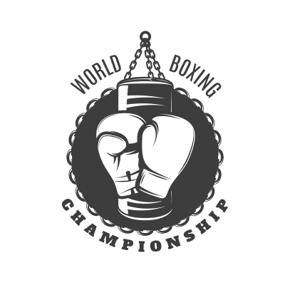 Mẫu logo câu lạc bộ Võ thuật Boxing Quyền Anh đẹp 3-03