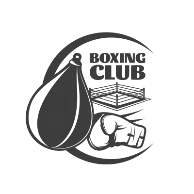 Mẫu logo câu lạc bộ Võ thuật Boxing Quyền Anh đẹp 3-04