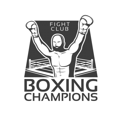 Mẫu logo câu lạc bộ Võ thuật Boxing Quyền Anh đẹp 3-05