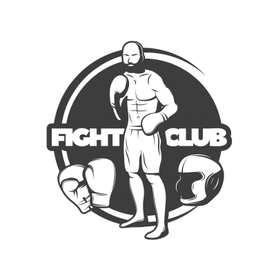 Mẫu logo câu lạc bộ Võ thuật Boxing Quyền Anh đẹp 3-07