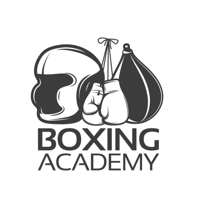 Mẫu logo câu lạc bộ Võ thuật Boxing Quyền Anh đẹp 3-08