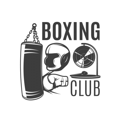 Mẫu logo câu lạc bộ Võ thuật Boxing Quyền Anh đẹp 3-09