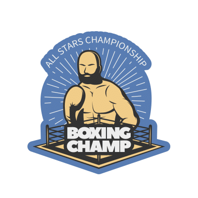 Mẫu logo câu lạc bộ Võ thuật Boxing Quyền Anh đẹp 3-10