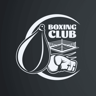 Mẫu logo câu lạc bộ Võ thuật Boxing Quyền Anh đẹp 3-26