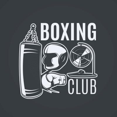 Mẫu logo câu lạc bộ Võ thuật Boxing Quyền Anh đẹp 3-28