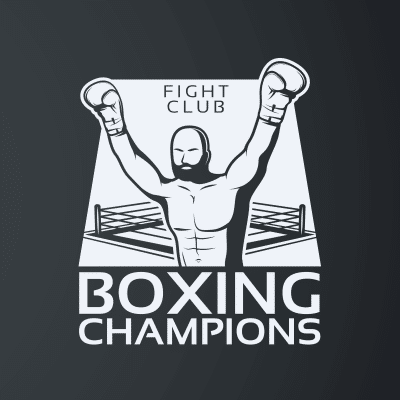 Mẫu logo câu lạc bộ Võ thuật Boxing Quyền Anh đẹp 3-28