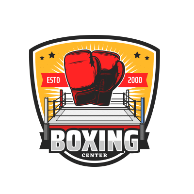 Mẫu logo câu lạc bộ Võ thuật Boxing Quyền Anh đẹp 3-35