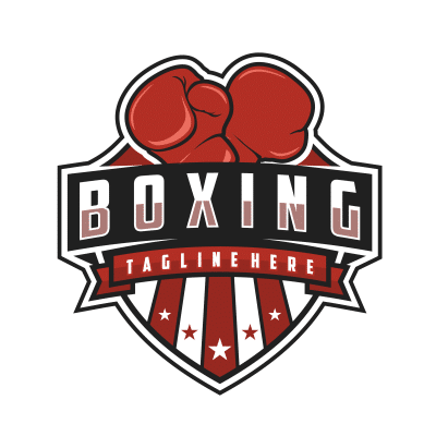 Mẫu logo câu lạc bộ Võ thuật Boxing Quyền Anh đẹp 3-40