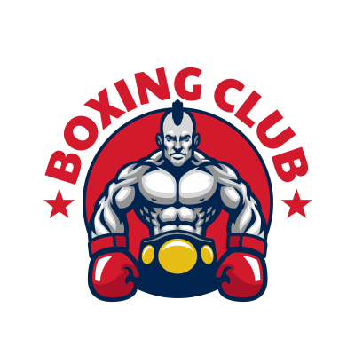 Mẫu logo câu lạc bộ Võ thuật Boxing Quyền Anh đẹp 3-45