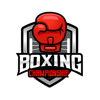 Mẫu logo câu lạc bộ Võ thuật Boxing Quyền Anh đẹp 4-02