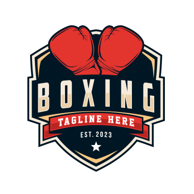 Mẫu logo câu lạc bộ Võ thuật Boxing Quyền Anh đẹp 4-11