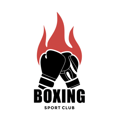 Mẫu logo câu lạc bộ Võ thuật Boxing Quyền Anh đẹp 4-29