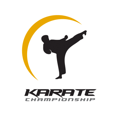 Mẫu logo câu lạc bộ Võ thuật Karate đẹp 1-08