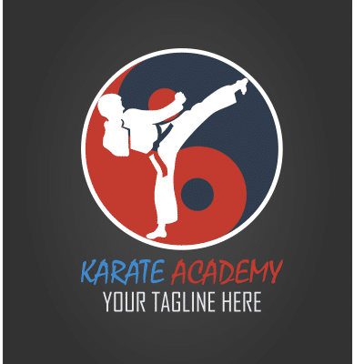 Mẫu logo câu lạc bộ Võ thuật Karate đẹp 1-10