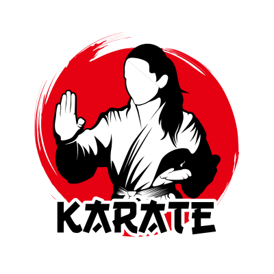 Mẫu logo câu lạc bộ Võ thuật Karate đẹp 1-11