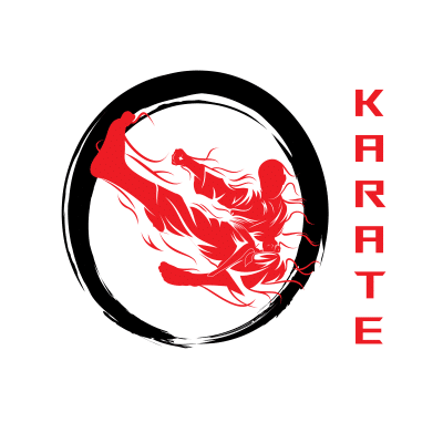Mẫu logo câu lạc bộ Võ thuật Karate đẹp 1-17