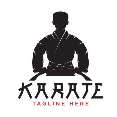 Mẫu logo câu lạc bộ Võ thuật Karate đẹp 1-26