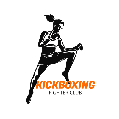 Mẫu logo câu lạc bộ Võ thuật Kickboxing đẹp 1-01