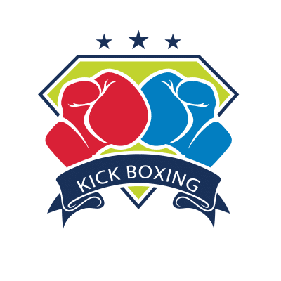 Mẫu logo câu lạc bộ Võ thuật Kickboxing đẹp 1-08