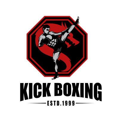 Mẫu logo câu lạc bộ Võ thuật Kickboxing đẹp 1-19