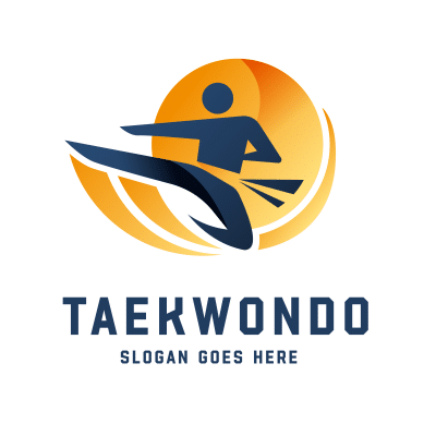 Mẫu logo câu lạc bộ Võ thuật Taekwondo đẹp 1-06
