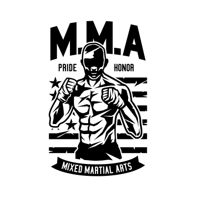 Mẫu logo câu lạc bộ Võ thuật tổng hợp MMA đẹp 1-01